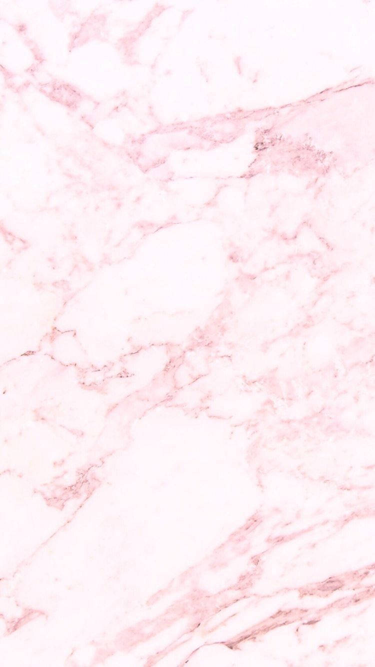Pink Marble 桌布 壁紙 — 柔軟粉紅與白色大理石的近距離特寫，帶有流動的自然紋理。