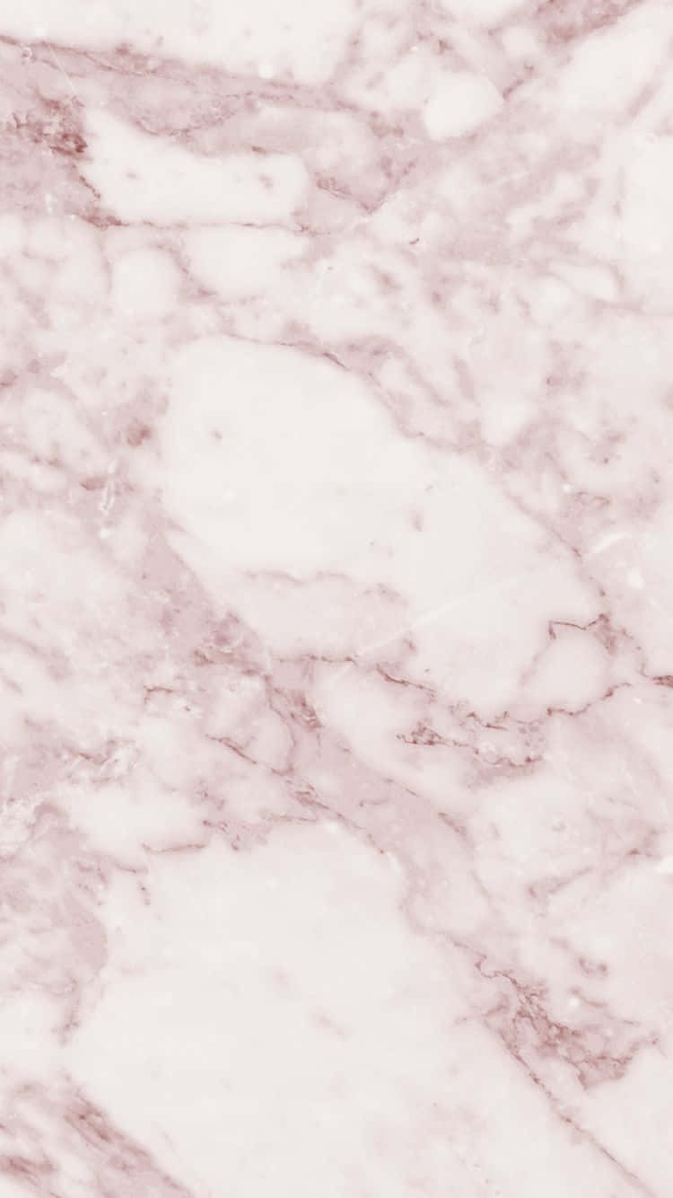 Marble Pink 桌布 壁紙 — 柔軟粉紅與白色大理石的近距離特寫，帶有流暢的自然紋理圖案。
