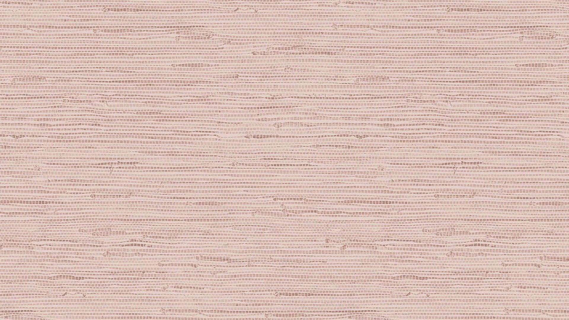 Rose Gold Desktop 桌布 壁紙 — 柔軟粉紅色布料的特寫，帶有微妙的波浪紋理和精細的水平縫線圖案。