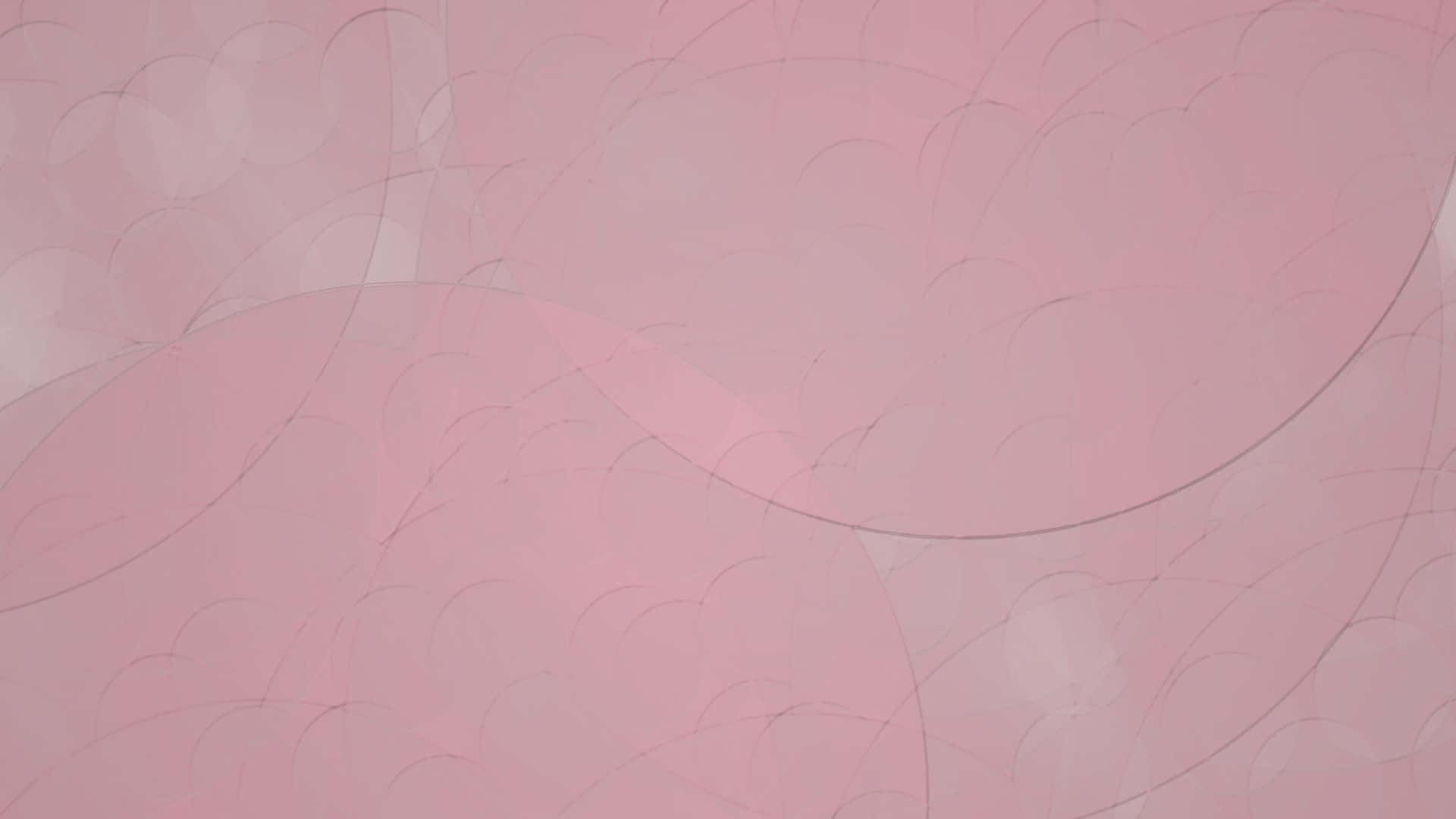Pink Texture 桌布 壁紙 — 柔軟粉紅色抽象壁紙，帶有重疊的半透明圓形圖案和微妙的漸變陰影。