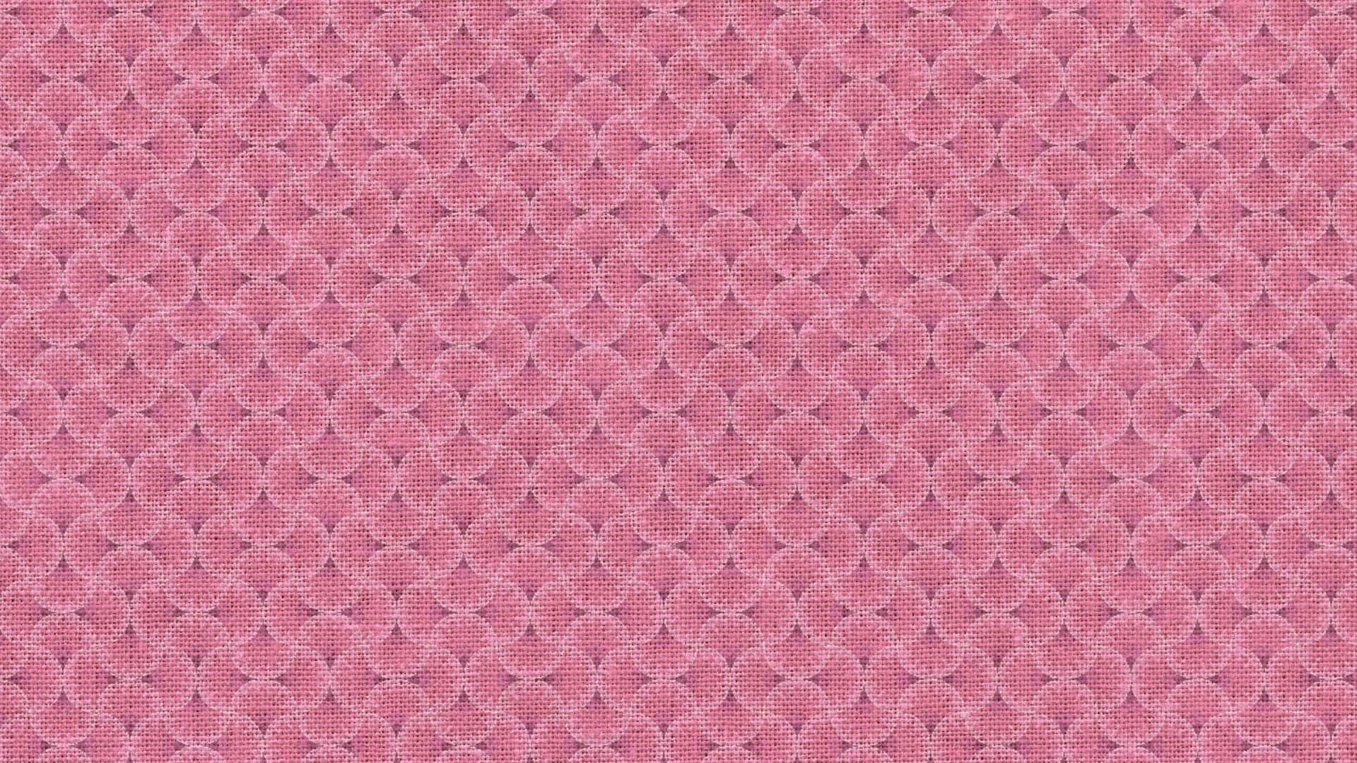 Pink Pattern 桌布 壁紙 — 柔軟粉紅色紋理壁紙，帶有重複的幾何星爆圖案，色調柔和。