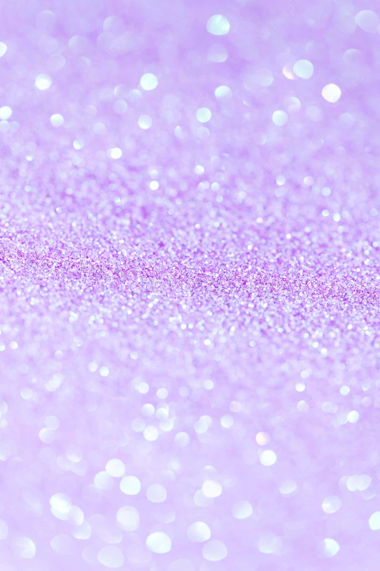 Glittery 桌布 壁紙 — 柔軟薰衣草閃粉的特寫，閃爍的散景高光營造出夢幻般的閃爍質感。