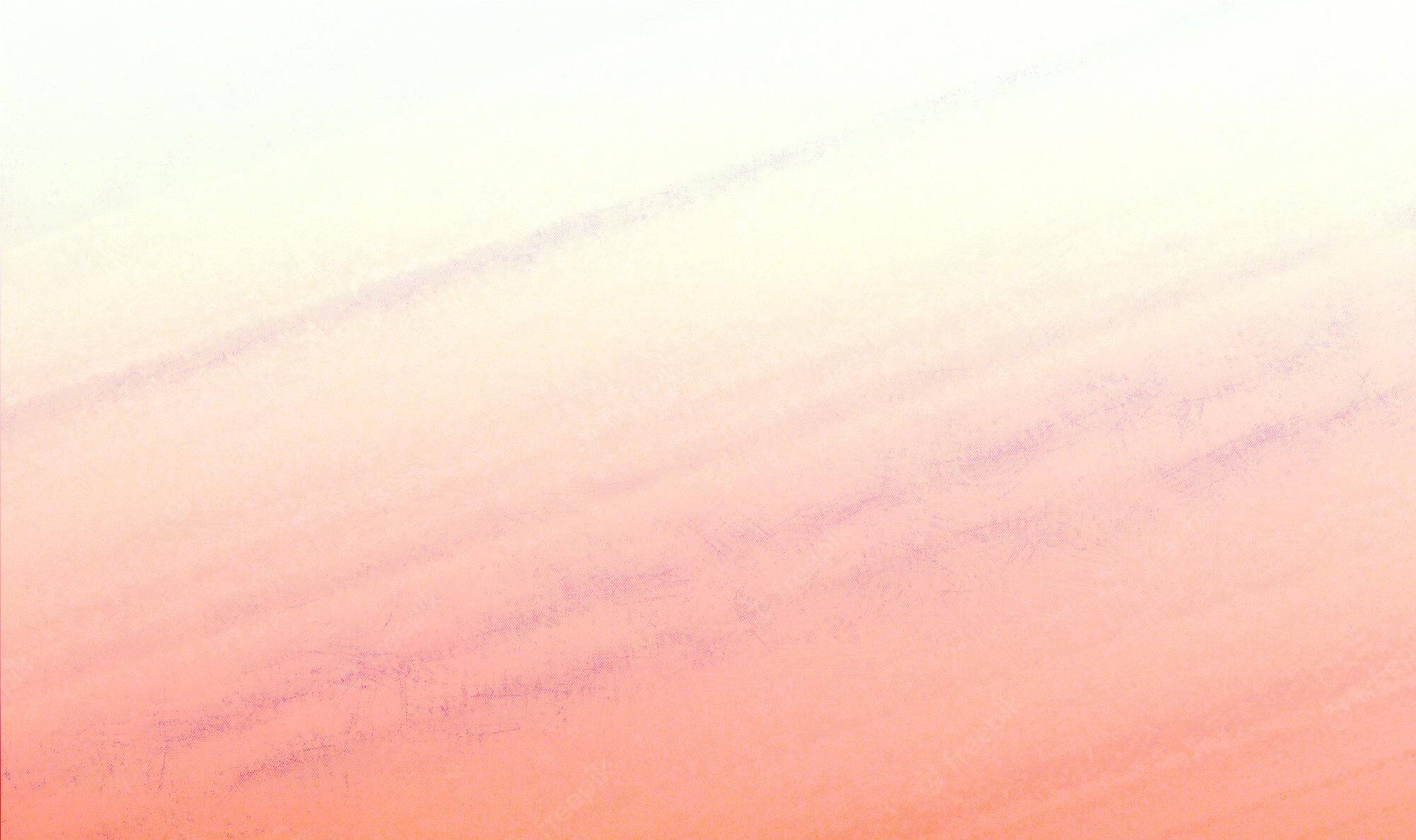 Desktop Pink Aesthetic 桌布 壁紙 — 桃子和奶油的柔和漸變，帶有細膩紋理的筆觸在畫布上對角流動。
