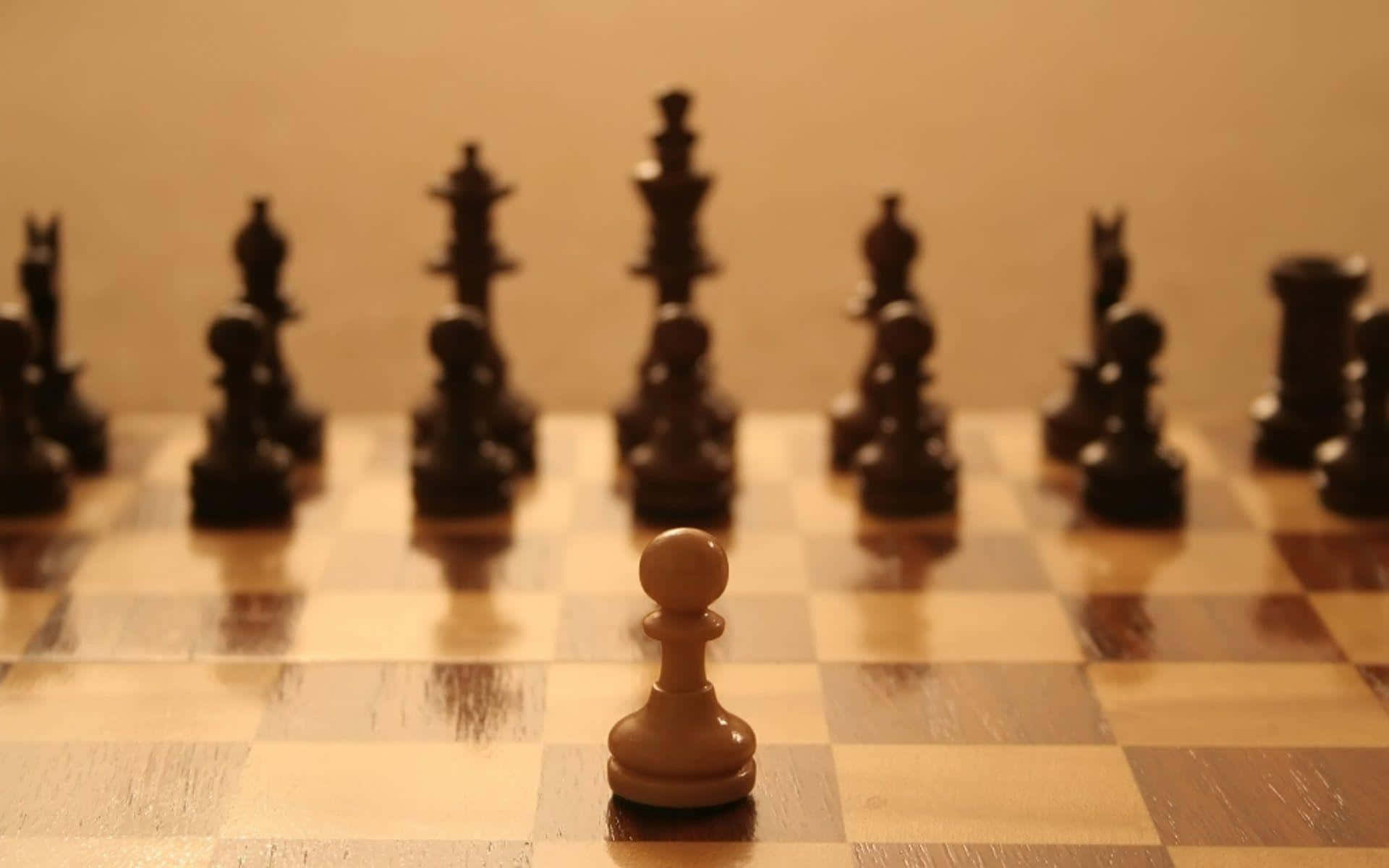 棋盤上的一枚棋子 壁紙