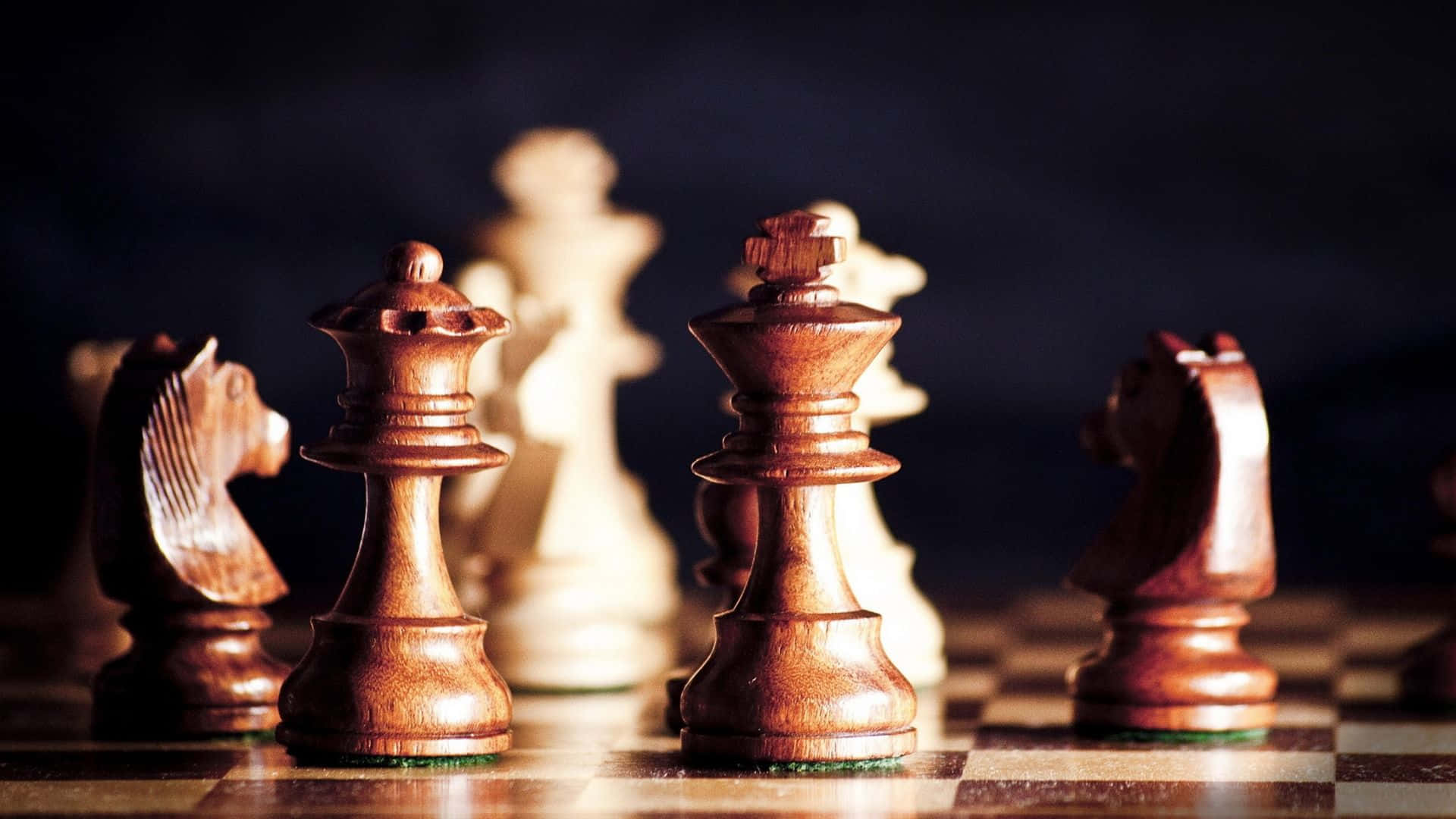 棋盤上的棋子 壁紙