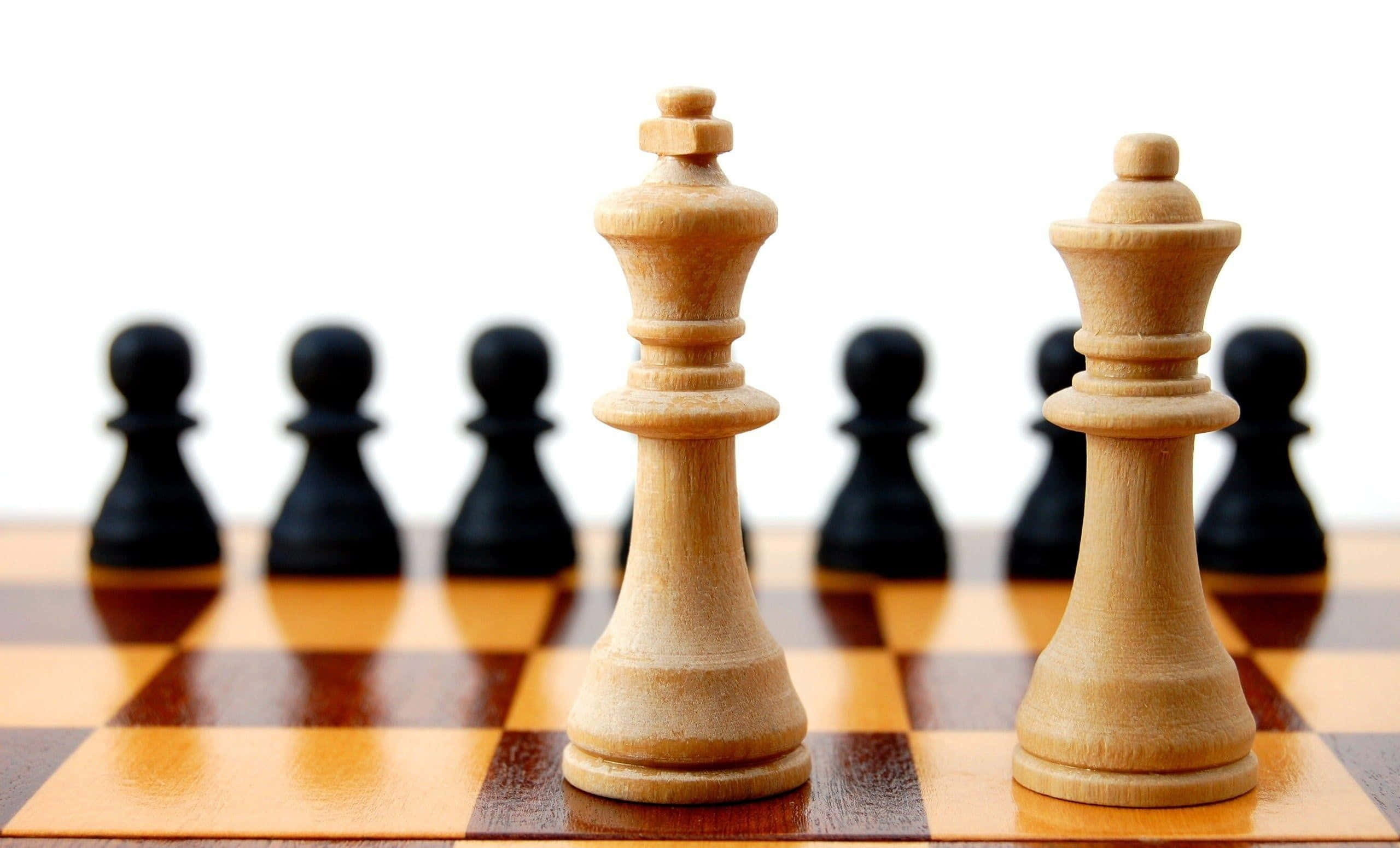 棋盤上的棋子 壁紙