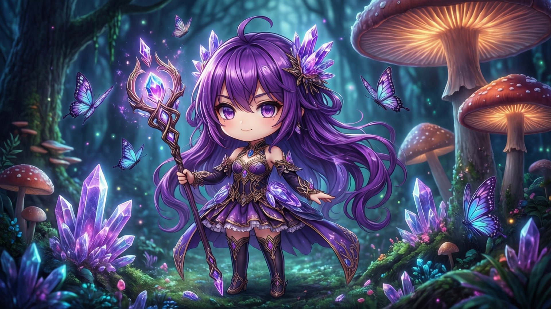 森林魔法師 壁紙
