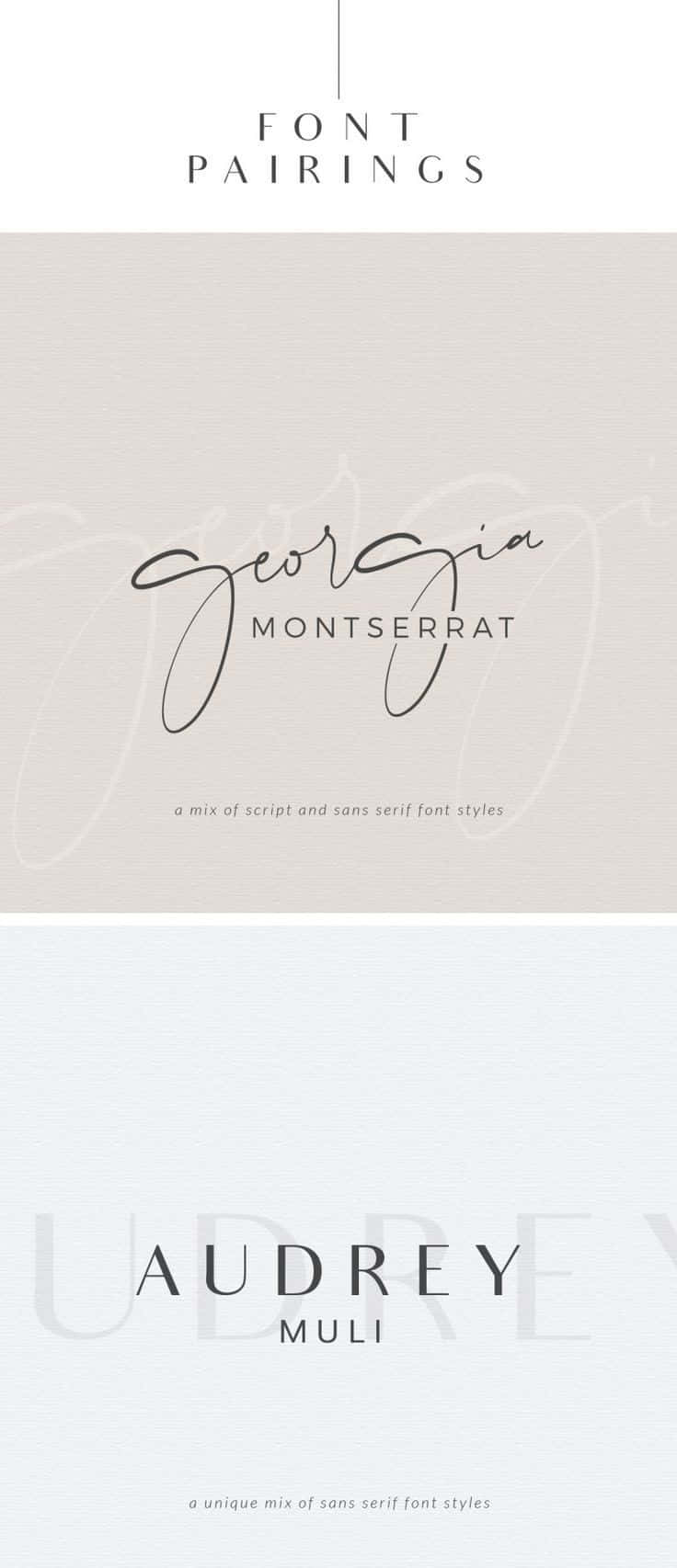 Minimalist Typography 桌布 壁紙 — 極簡字體設計桌布，在帶有紋理的米色和白色背景上展示優雅的字體配對。