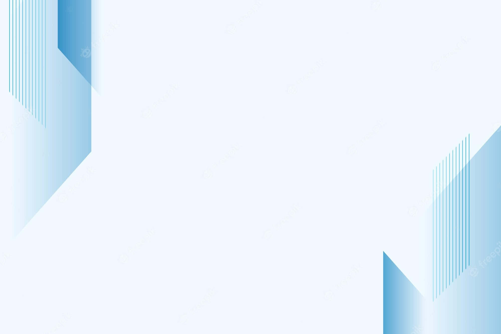 Powerpoint 桌布 壁紙 — 極簡抽象壁紙，在淡色背景上帶有柔和的藍色幾何形狀和乾淨的線條。