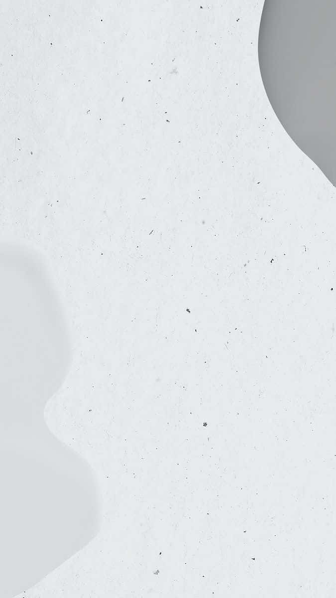 Light Gray iPhone 桌布 壁紙 — 極簡抽象壁紙，帶有柔和灰色曲線和白色斑點紋理背景。