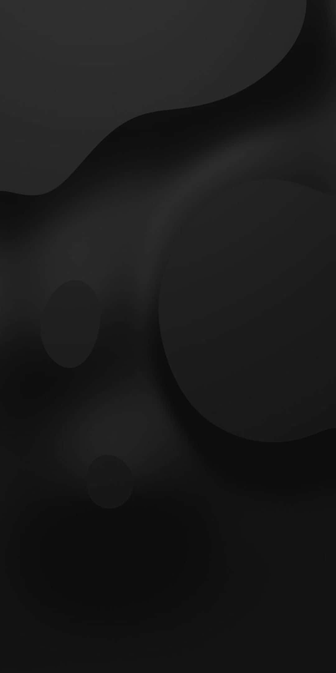 Pixel 3 桌布 壁紙 — 極簡抽象壁紙，帶有黑色和炭灰色的柔和漸變，呈現流動的有機形狀。