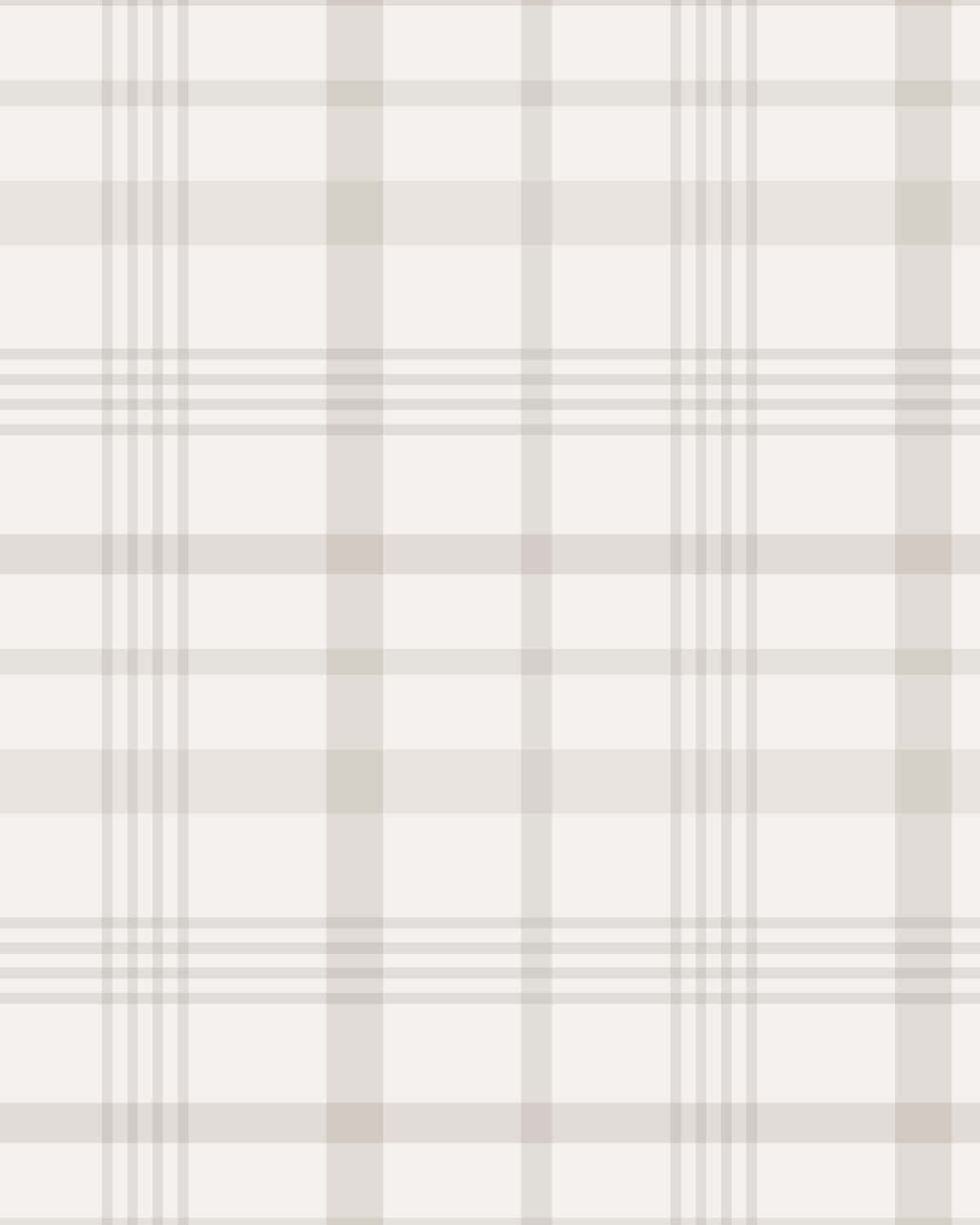 Checkered 桌布 壁紙 — 極簡格紋壁紙，在奶油色背景上帶有柔和的米色和灰色條紋。