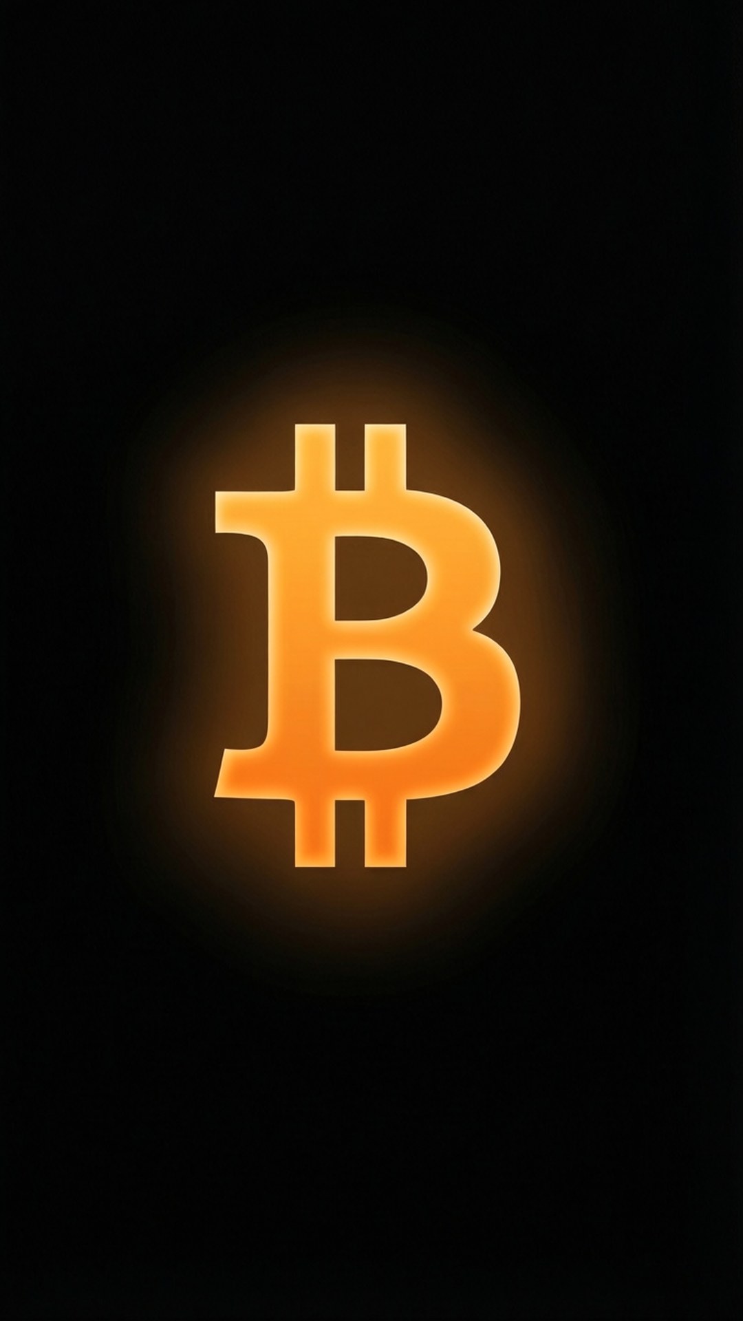 極簡比特幣光輝 壁紙