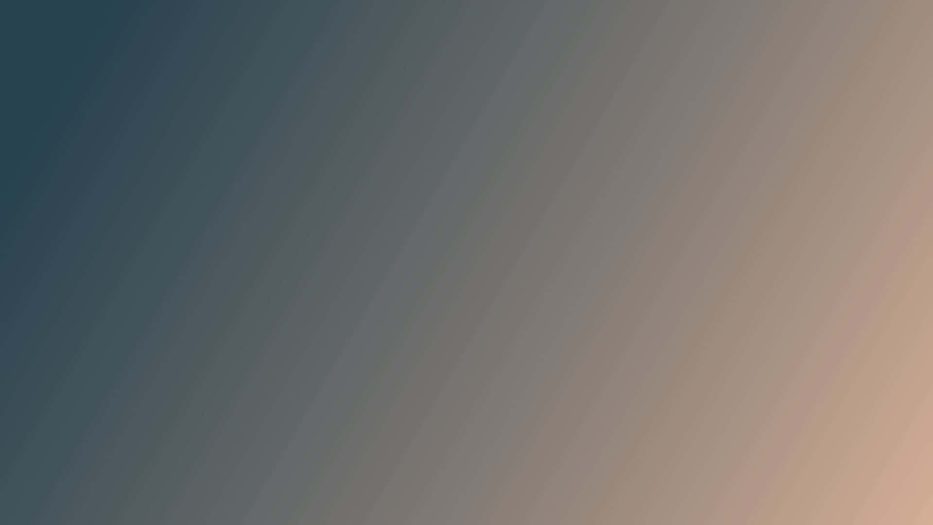 Grey Gradient 桌布 壁紙 — 極簡漸變桌布，帶有從冷藍色過渡到暖米色的對角線條紋。