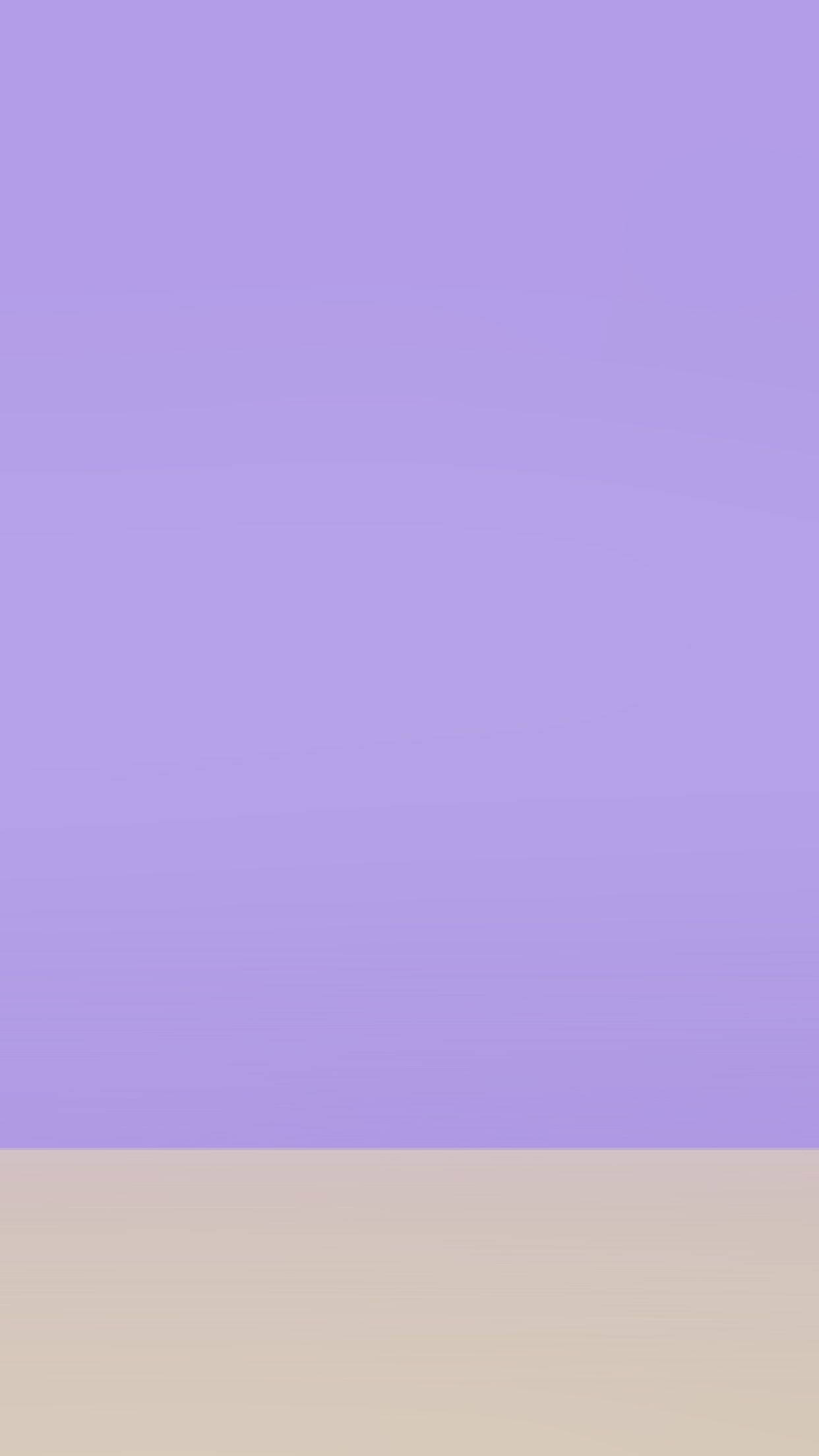 純色動圖 桌布 壁紙 — 極簡漸變桌布，柔和的薰衣草色天空融入米色地平線。