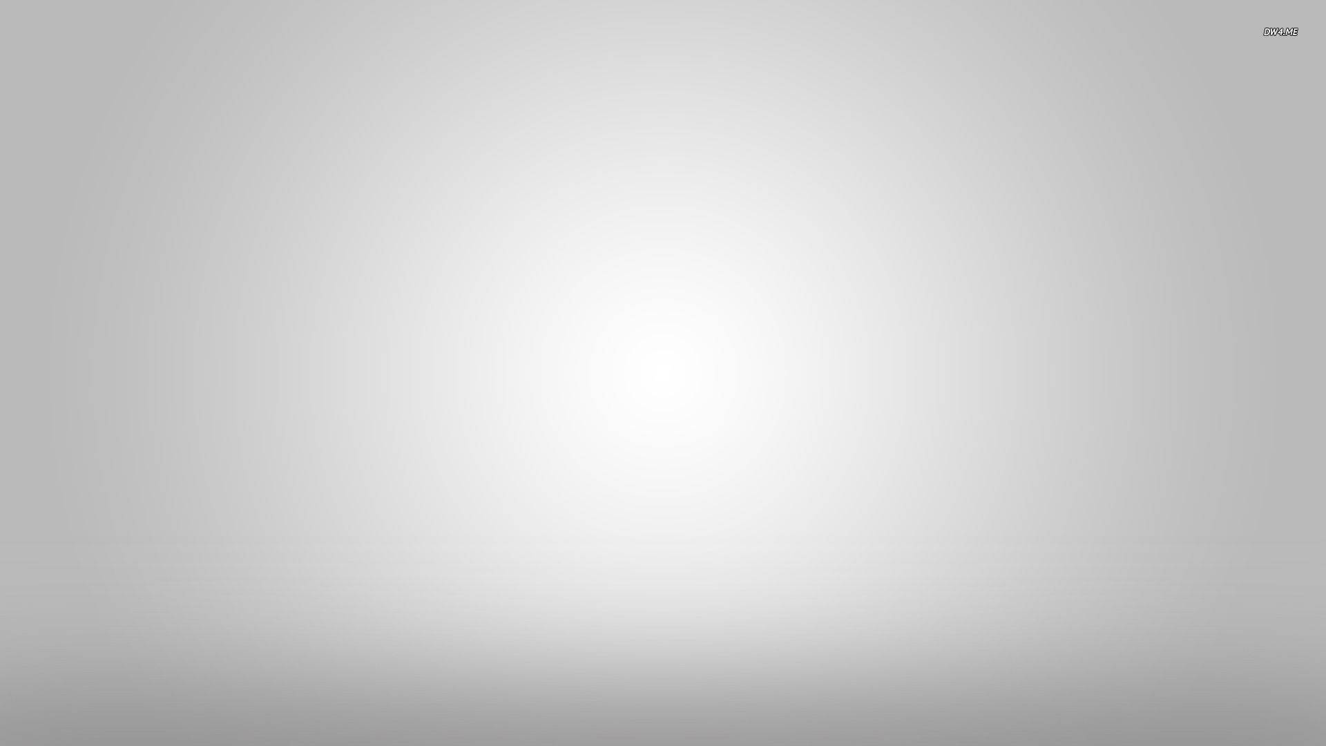 Light Gray 桌布 壁紙 — 極簡漸變背景，從柔和灰色漸變到亮白色中心。