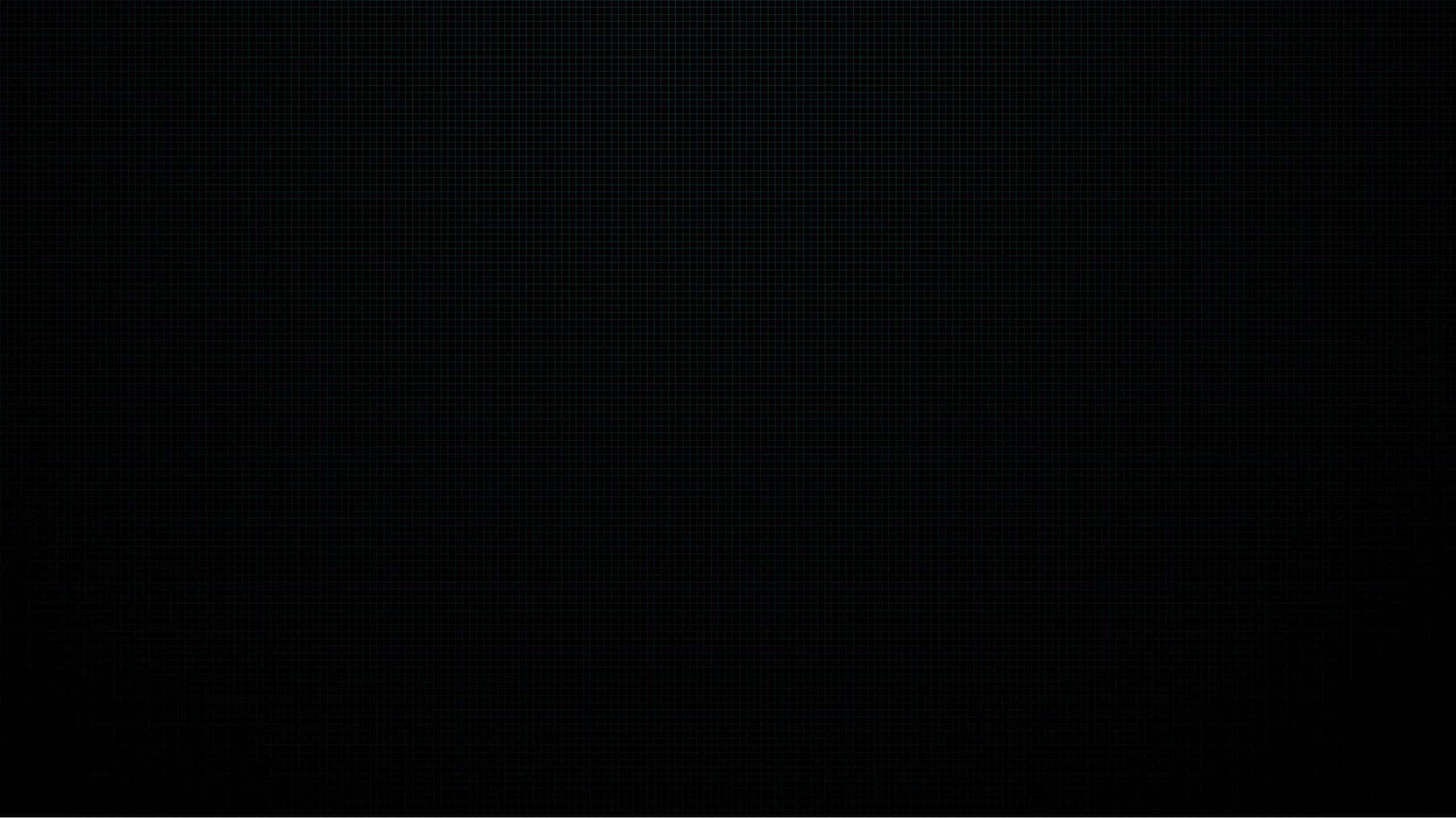 Plain Black Desktop 桌布 壁紙 — 極簡黑色背景，帶有在昏暗光線下幾乎看不見的細微網格圖案。