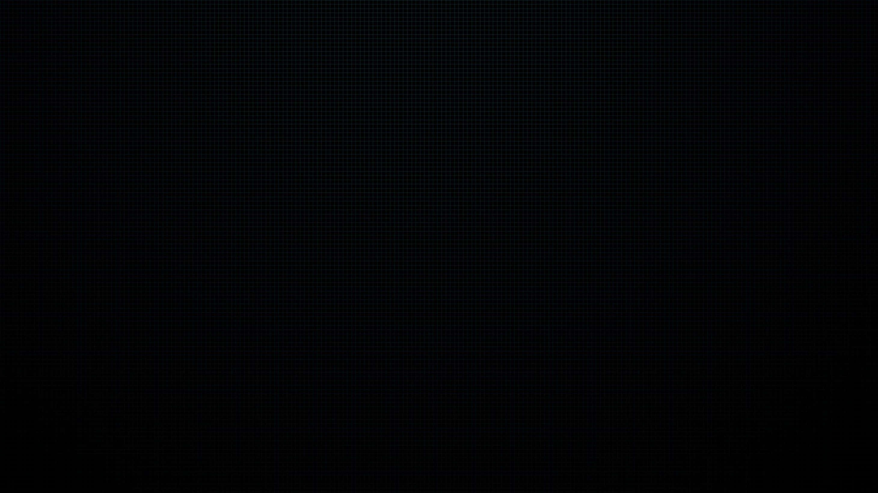 Black Solid 桌布 壁紙 — 極簡黑色背景，帶有在黑暗中幾乎看不見的細微網格圖案。