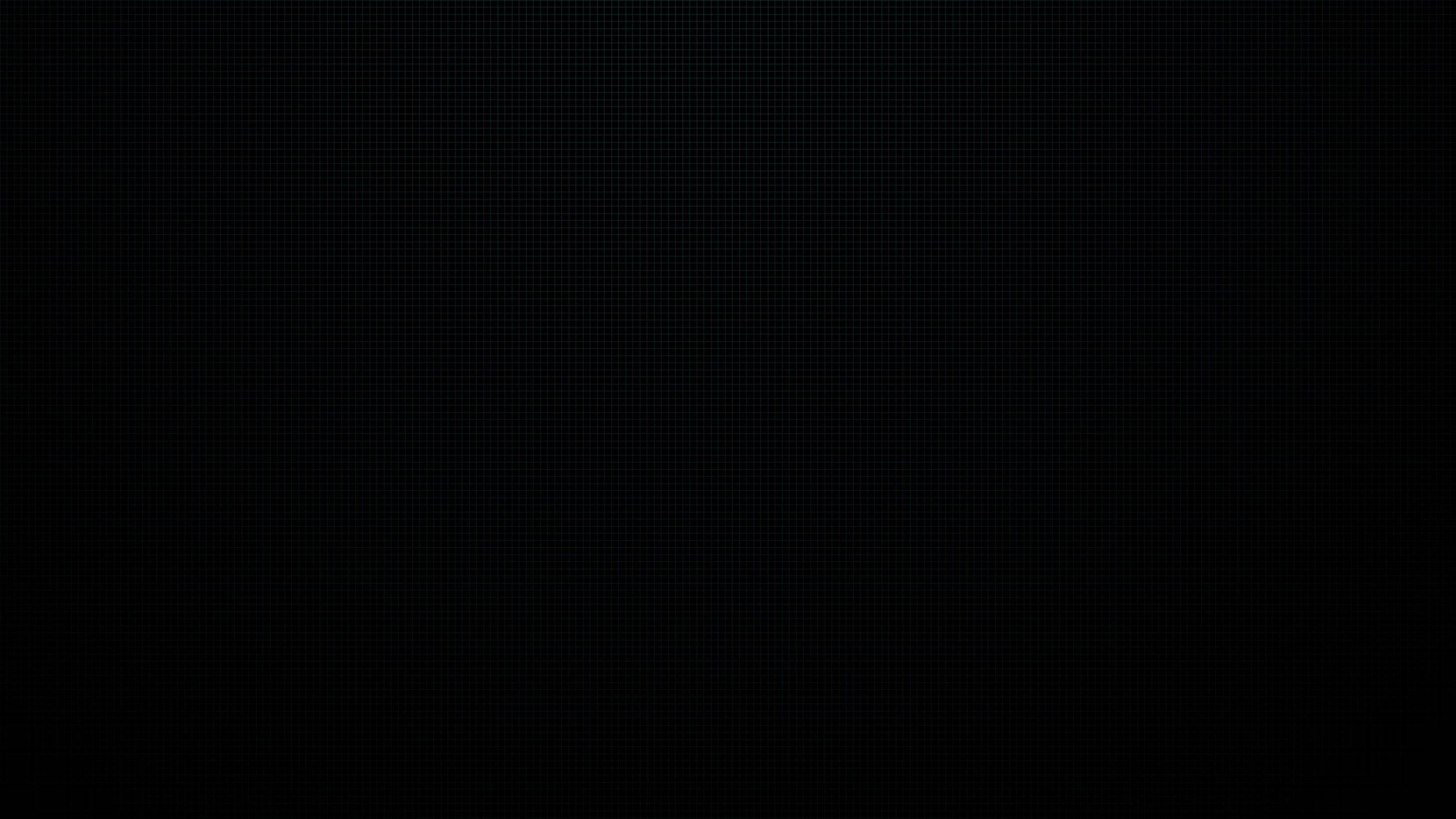 Pure Black 桌布 壁紙 — 極簡黑色背景，帶有在黑暗中幾乎看不見的細微網格圖案。