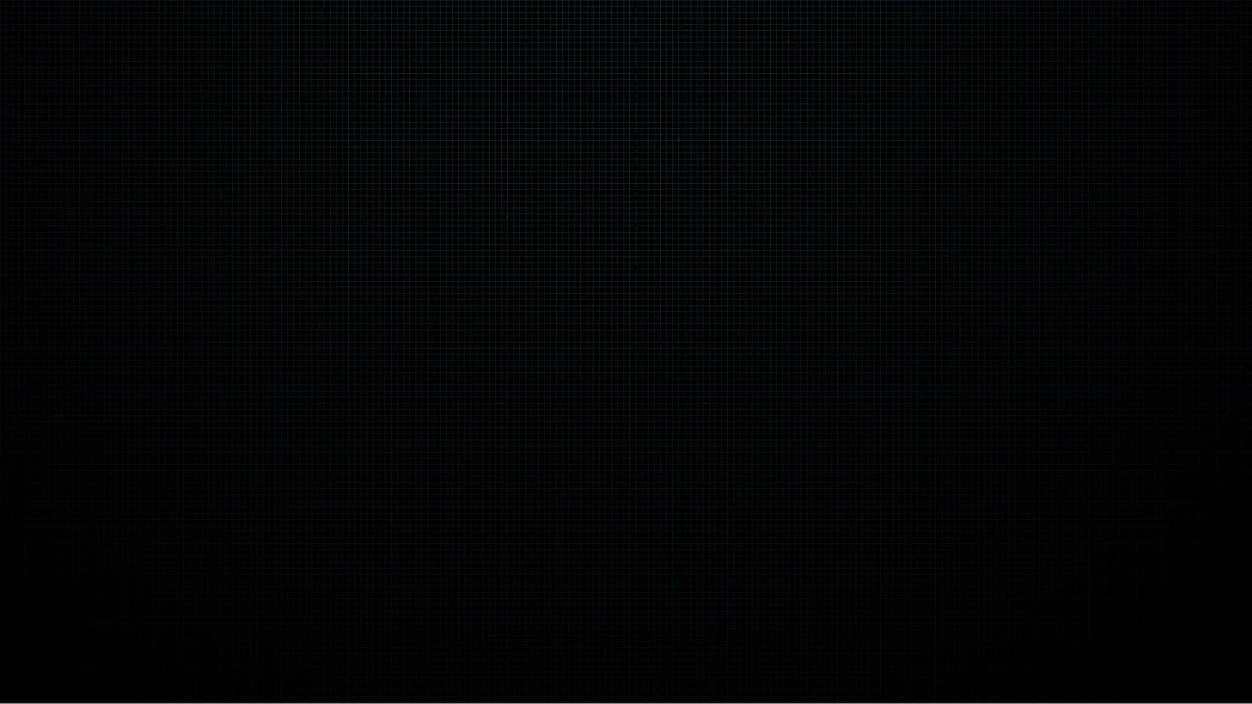 Plain Black Desktop 桌布 壁紙 — 極簡黑色背景，帶有在黑暗中幾乎看不見的細微網格圖案。
