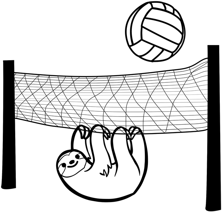 樹懶打排球 壁紙
