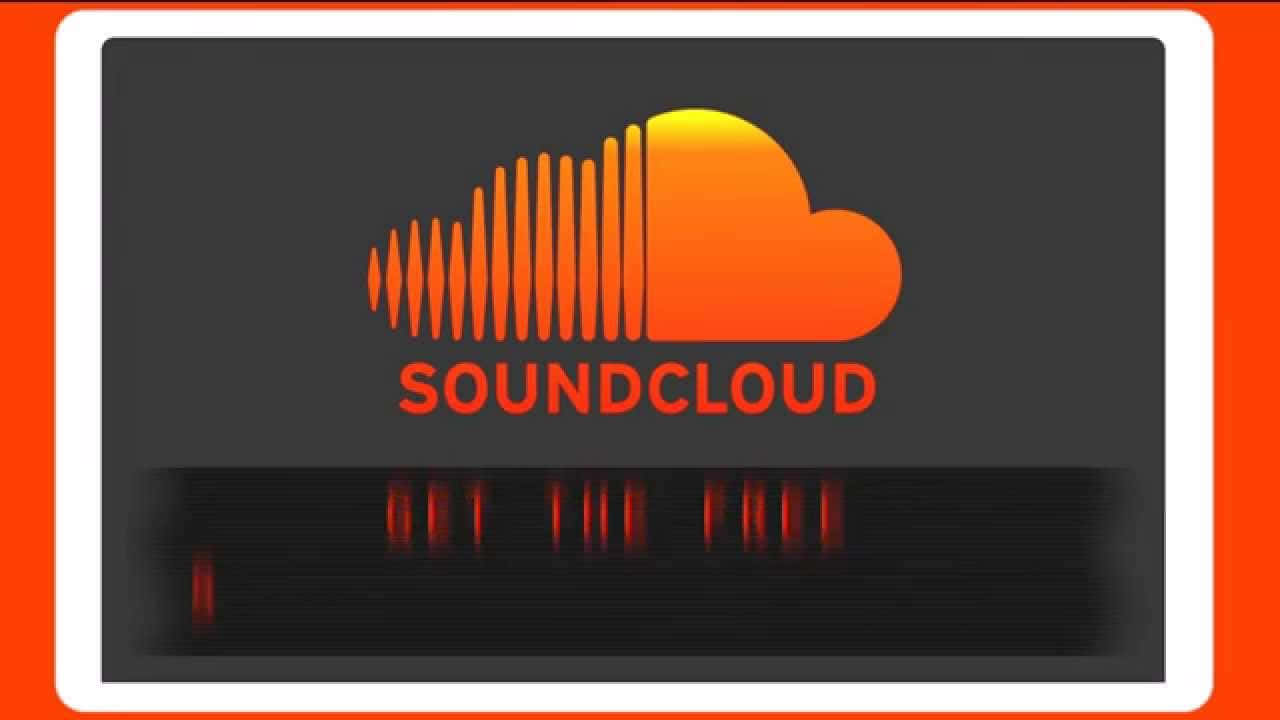 橘色背景的SoundCloud標誌 壁紙