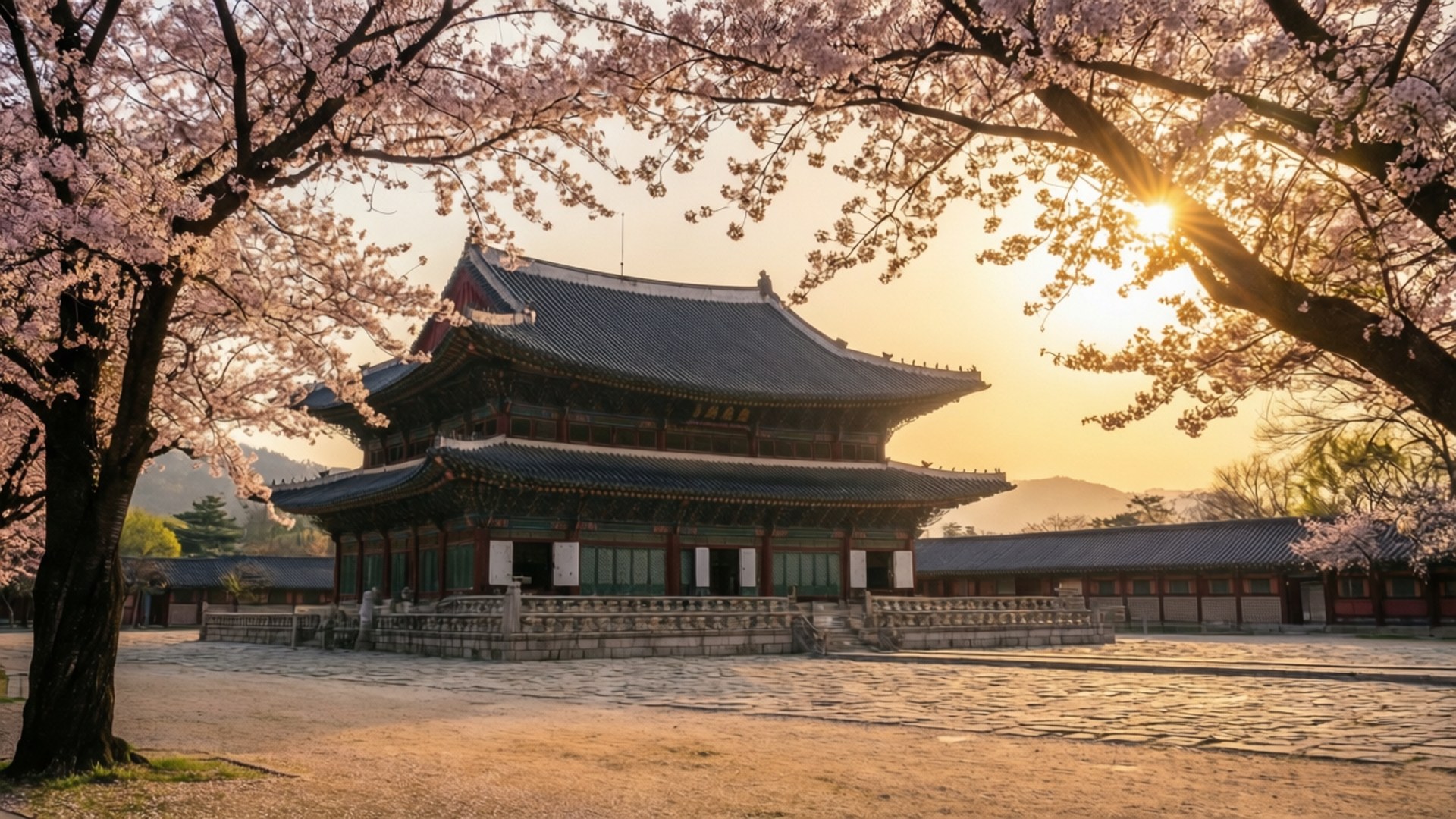 櫻花宮殿 壁紙