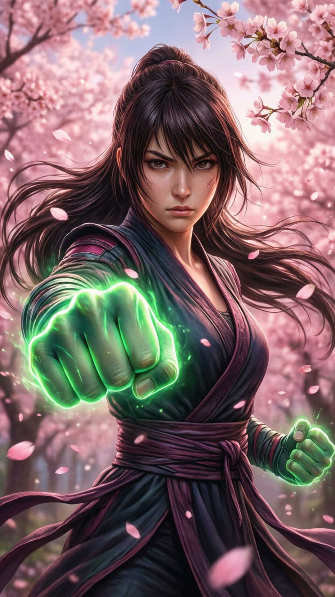 櫻花拳 壁紙