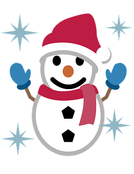 歡樂雪人卡通聖誕 壁紙