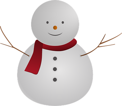 歡樂雪人插畫 壁紙