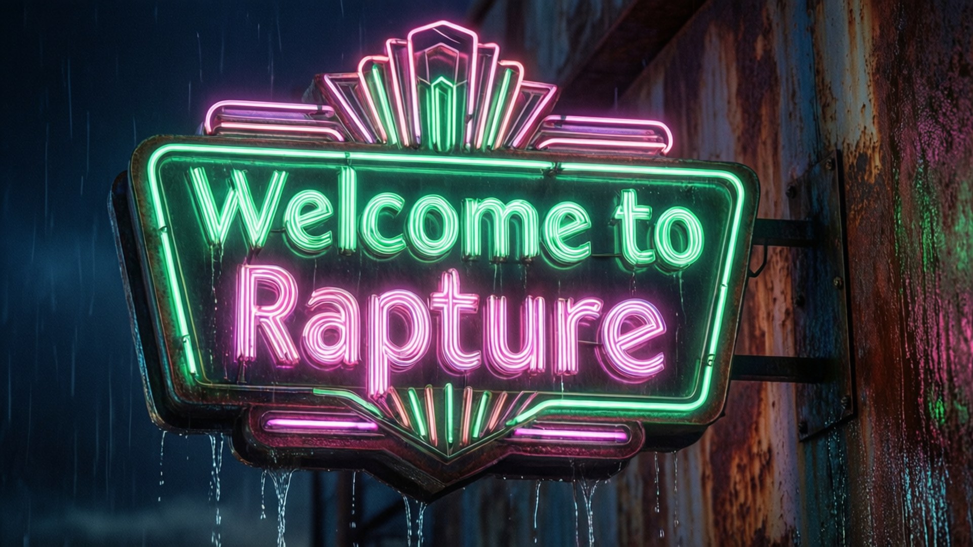 歡迎來到Rapture霓虹 壁紙