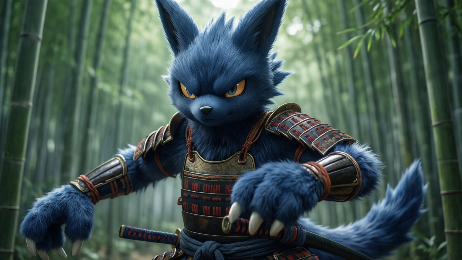 武士路卡利歐 壁紙