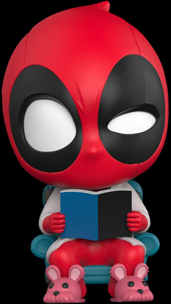 死侍 Funko Pop 閱讀書籍