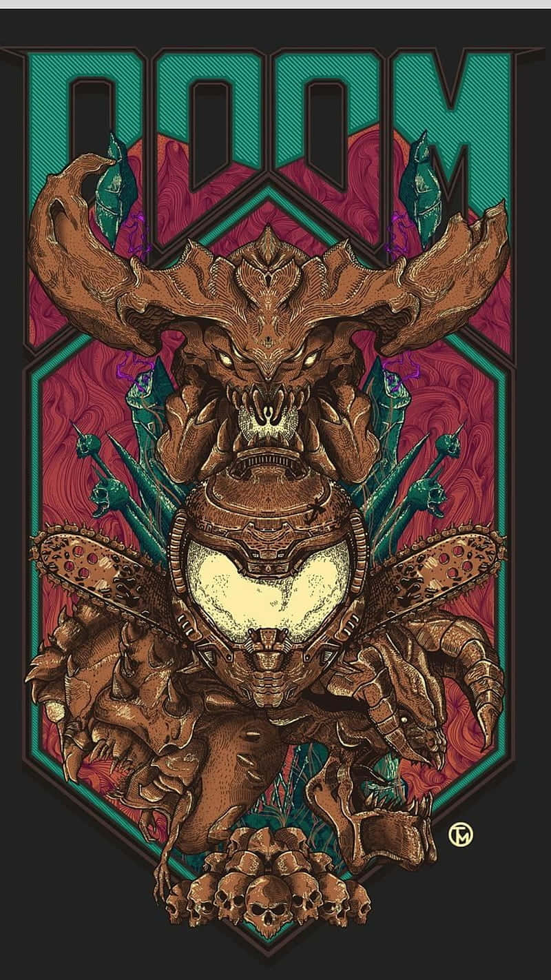 毀滅戰士T恤 by Savage Tees 壁紙