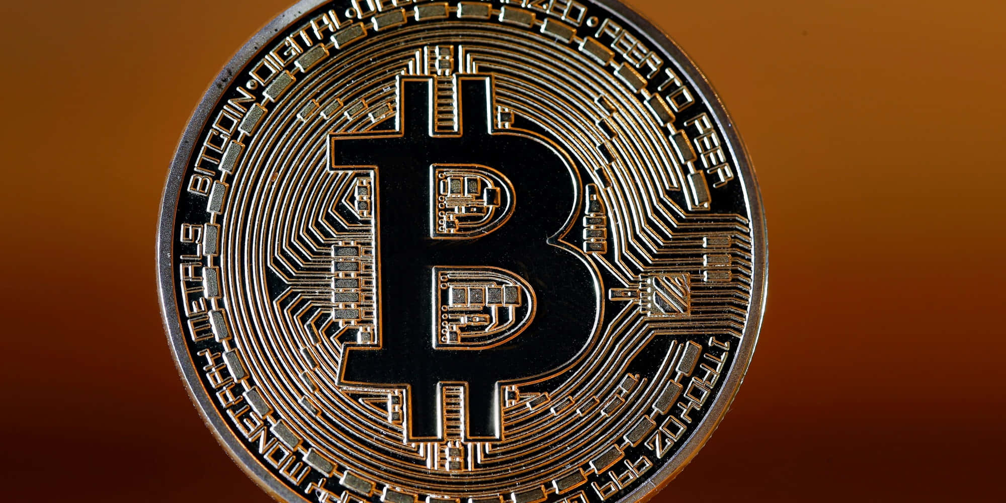比特幣是一種用於支付商品和服務的數位貨幣 壁紙