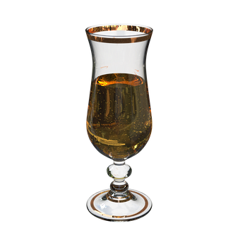 氣泡飲品於典雅玻璃杯中 壁紙
