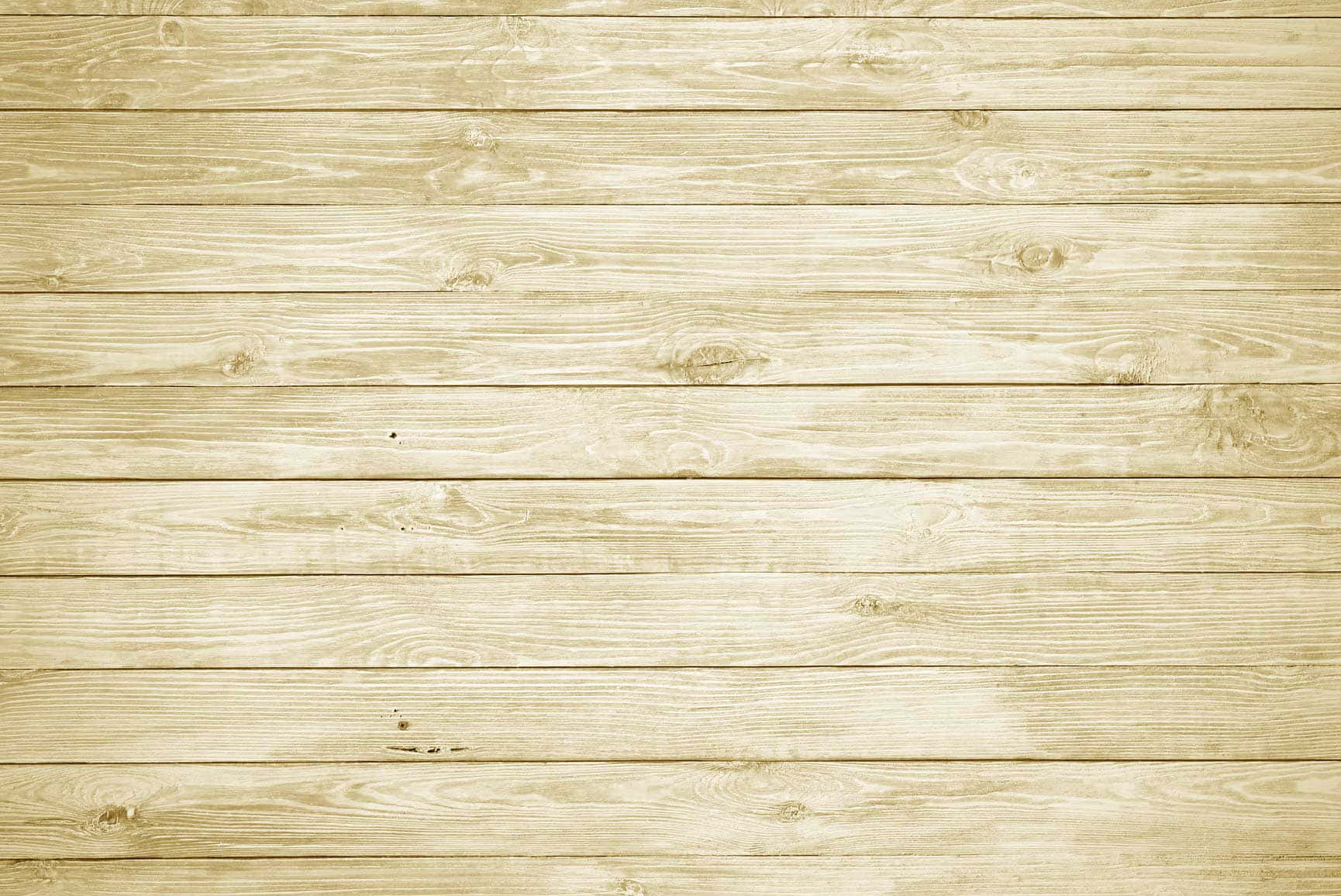 Wood Panel 桌布 壁紙 — 水平淺米色木板，帶有天然紋理和節疤，營造溫暖質樸的質感。