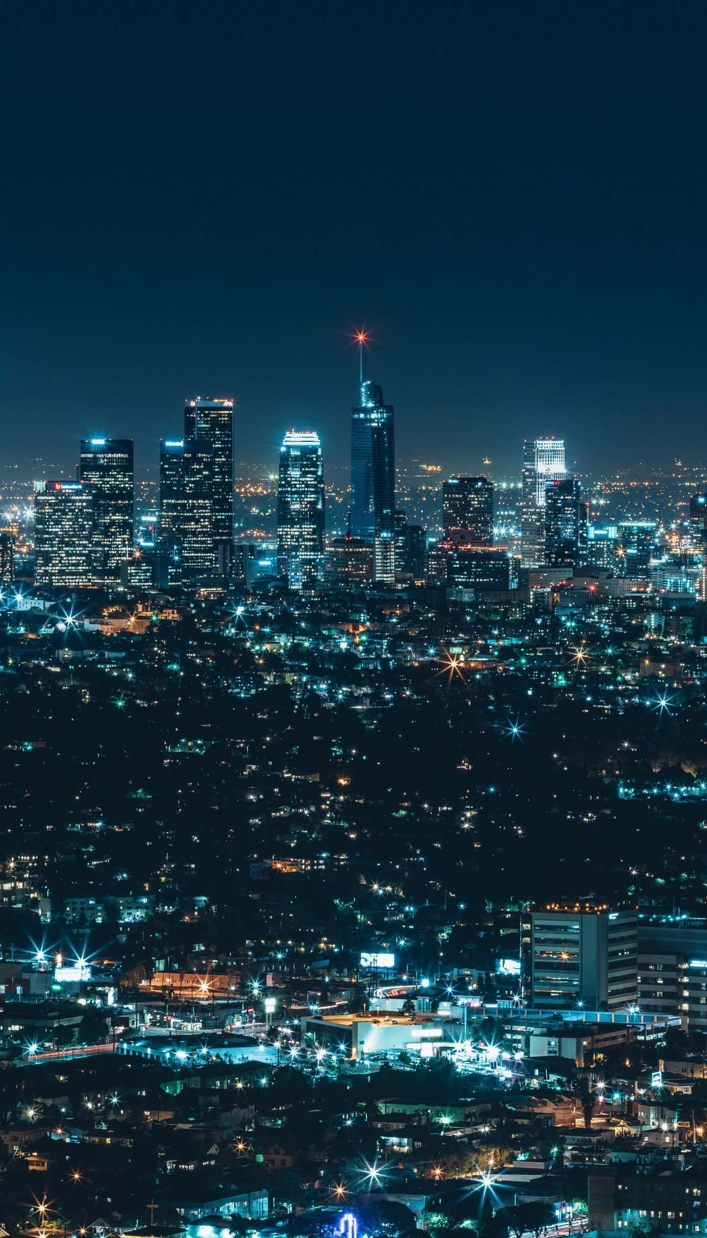 洛杉磯城市夜景 壁紙
