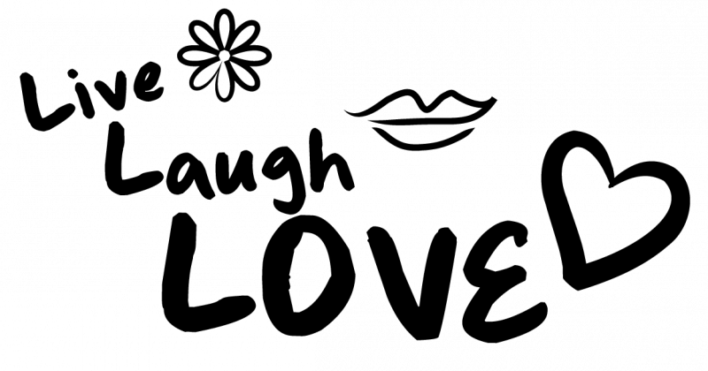 活出笑聲與愛 勵志名言 壁紙