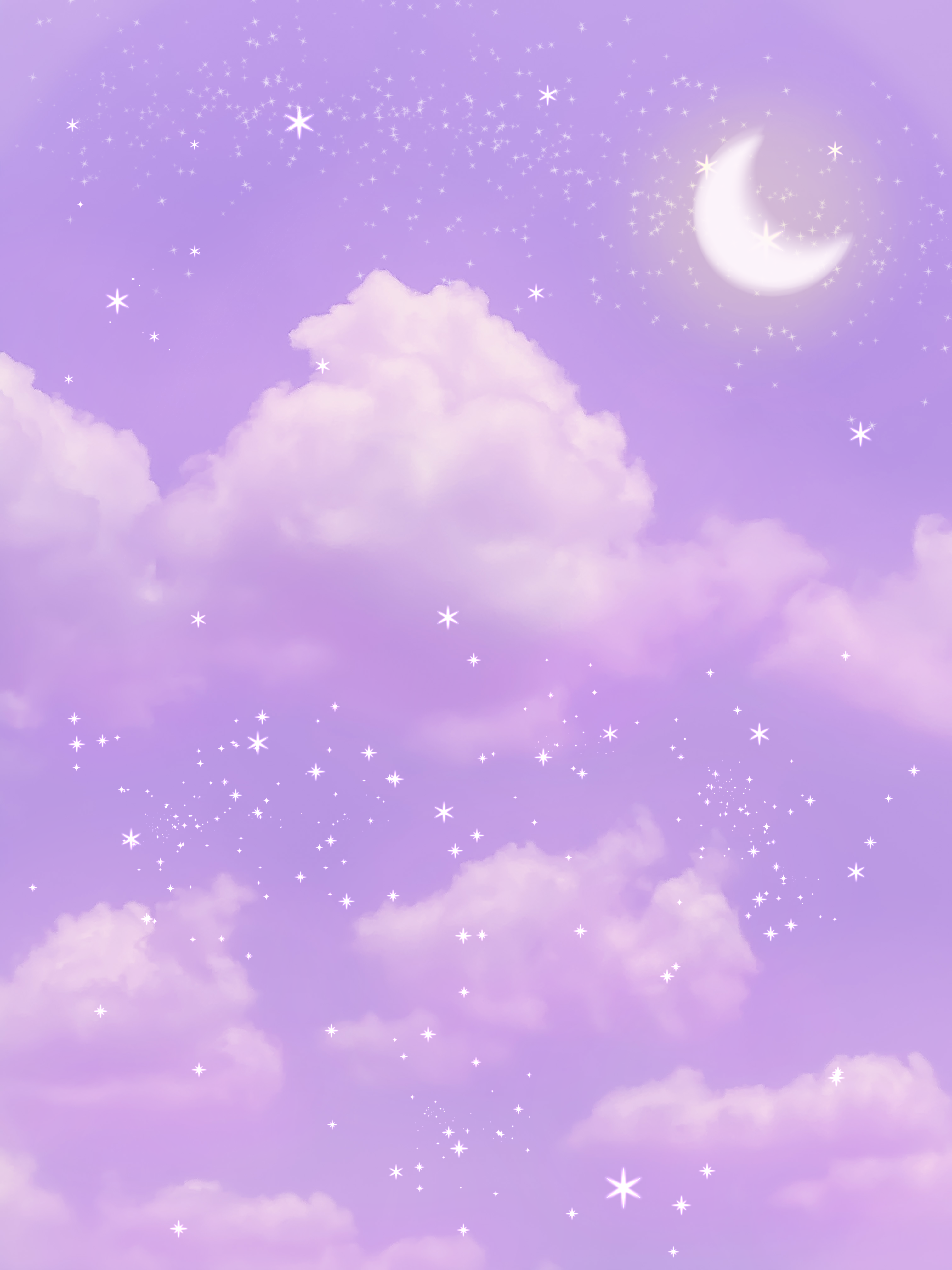 活潑可愛的紫色背景 壁紙