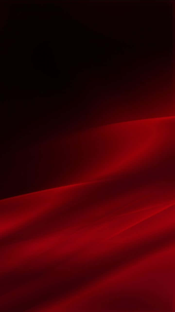 Red Ombre 桌布 壁紙 — 流動的深紅色布料在深黑色背景上散發柔和光芒，營造出奢華的抽象紋理。