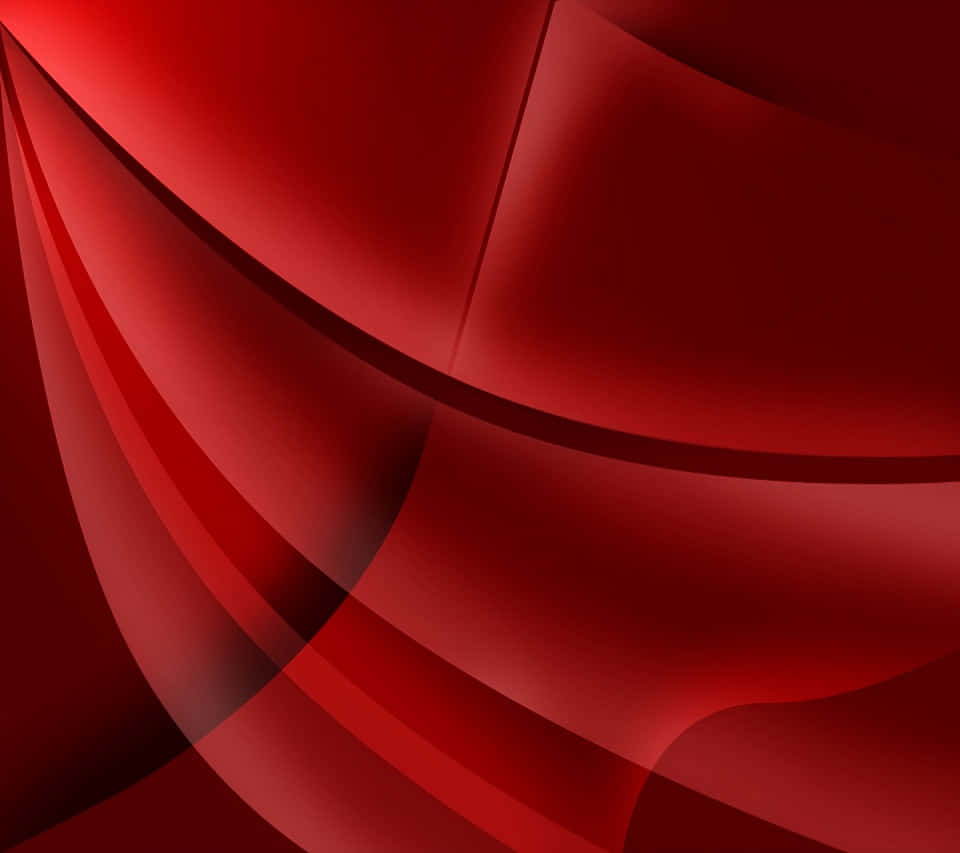 桌布 壁紙 — 流動的深紅色曲線搭配柔和漸層和細微陰影的動態抽象構圖。