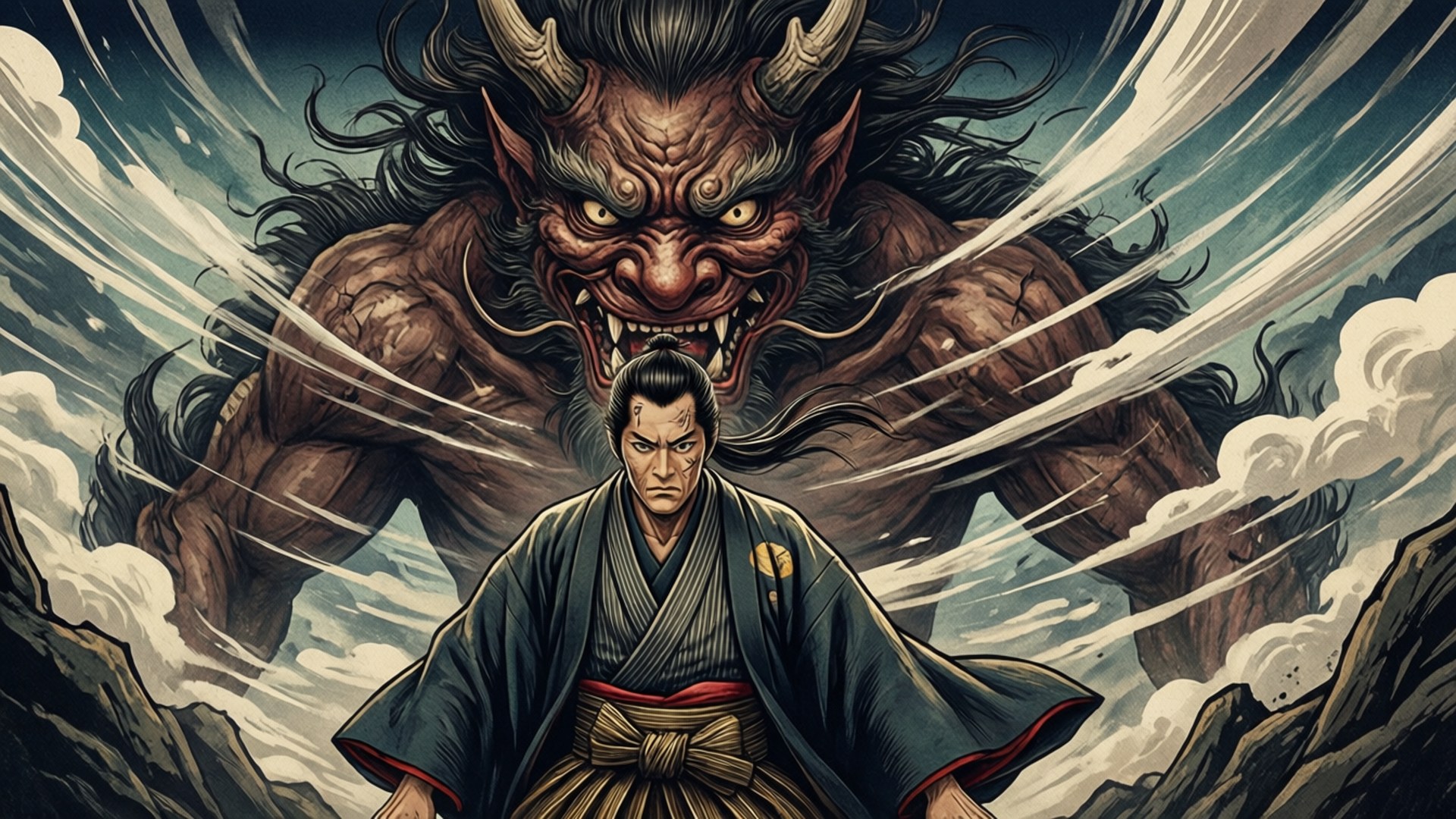 浮世繪惡魔 壁紙