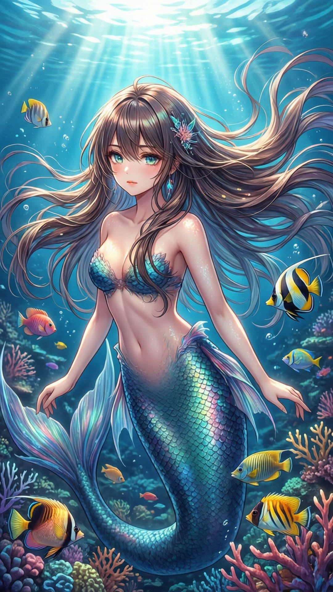 海底美人魚 壁紙