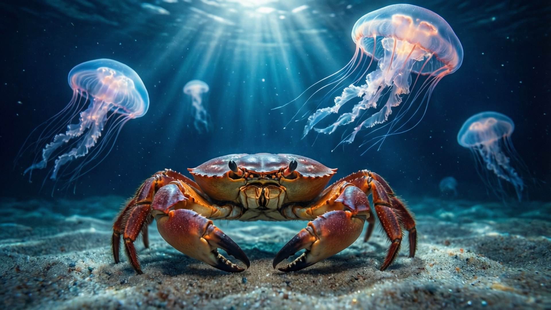 海底螃蟹世界 壁紙