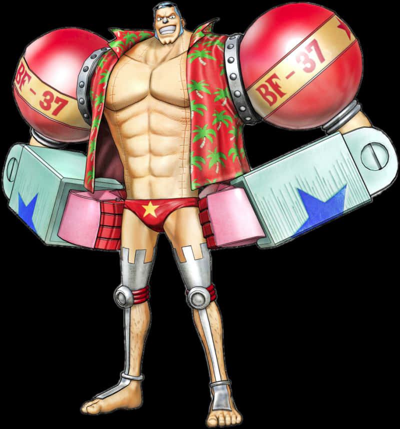 海賊王佛朗基將軍插畫 壁紙