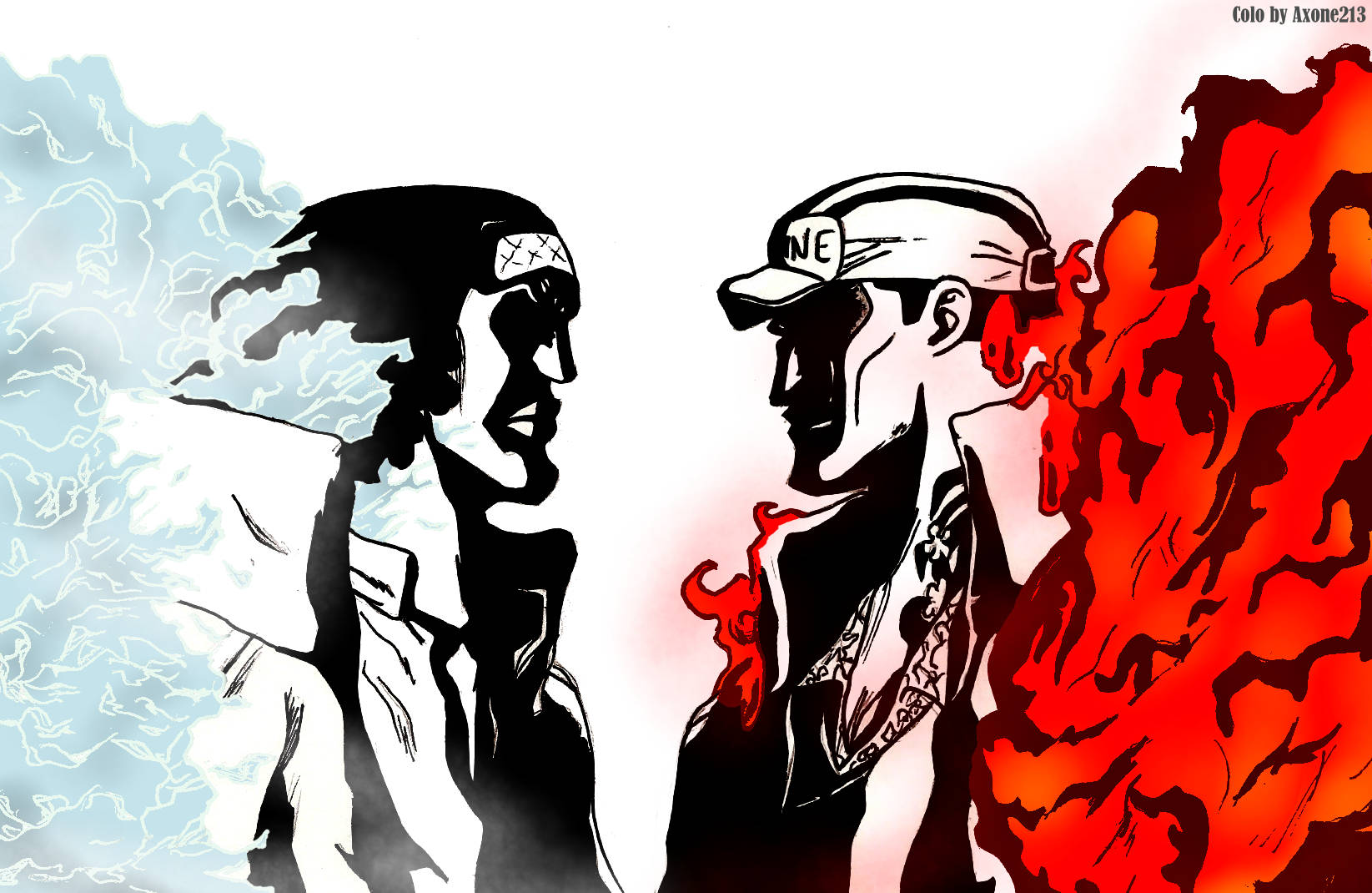 海軍大將赤犬，One Piece中正義體系的無可阻擋之力。 壁紙