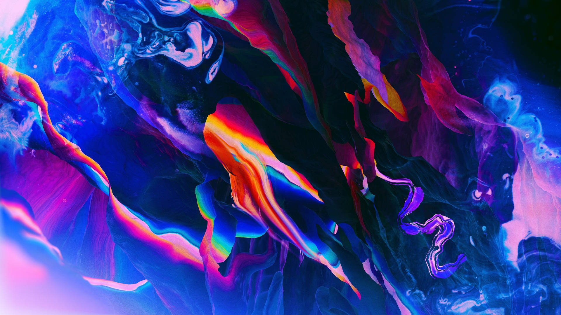 液態顏料迷幻4K — 抽象 壁紙