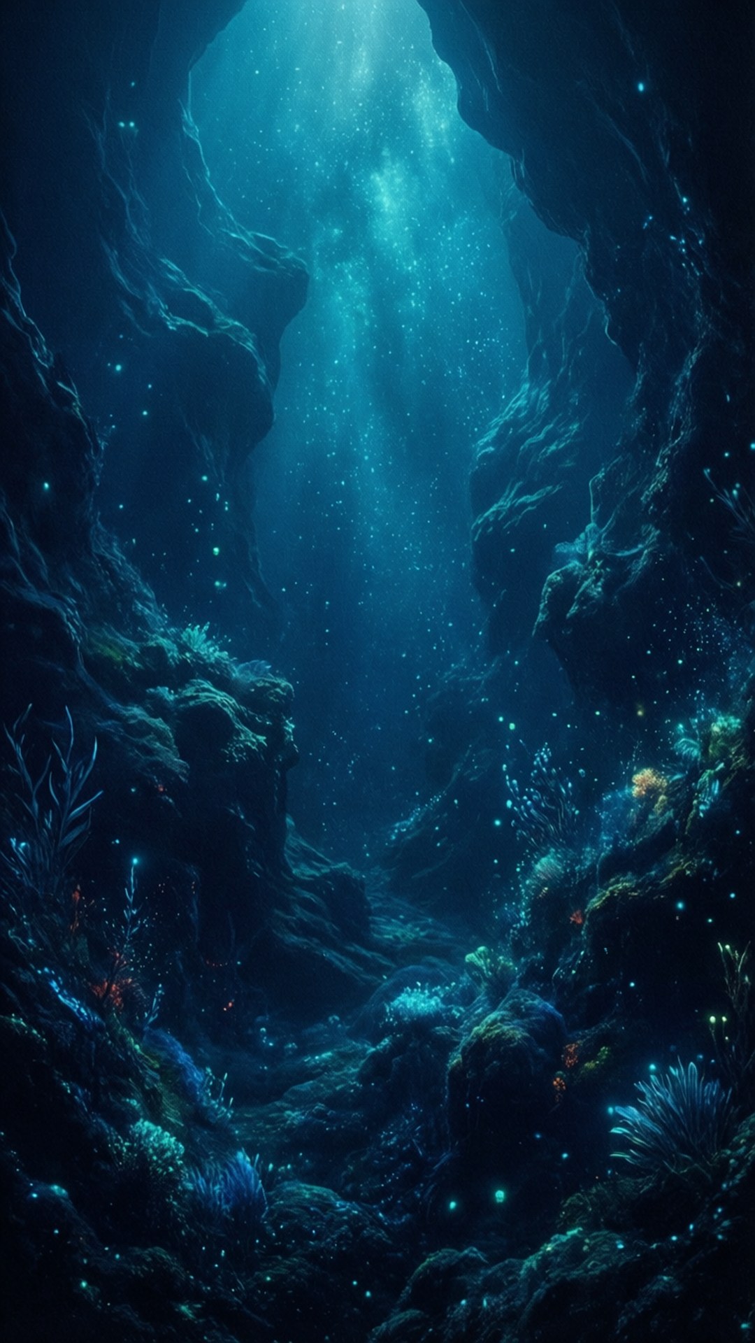 深淵藍 壁紙