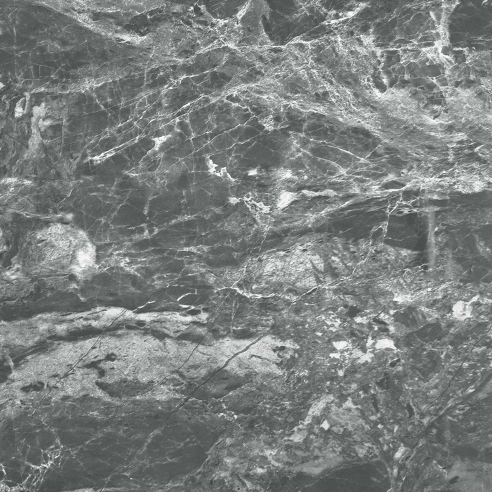Grey Marble 桌布 壁紙 — 深灰色大理石的近距離特寫，帶有複雜的白色紋理和微妙的質感變化。